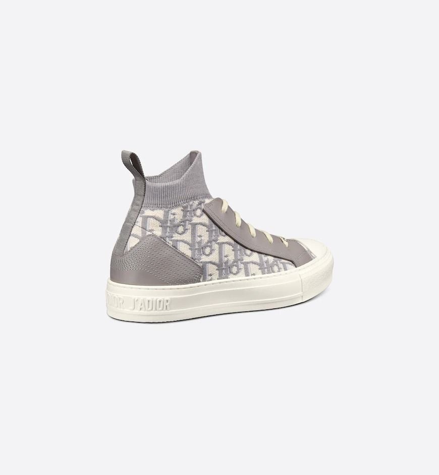 Men's Dior Walk’n’Dior Platform Gray Oblique Sneakers