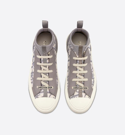Men's Dior Walk’n’Dior Platform Gray Oblique Sneakers