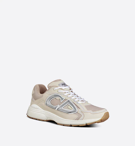 Men's Dior x Stone Island B30 Cream Mesh Sneaker
