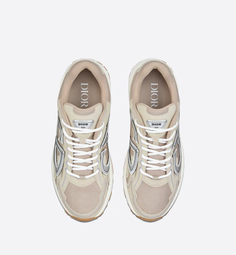 Men's Dior x Stone Island B30 Cream Mesh Sneaker