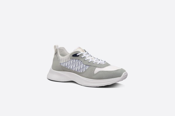 Men's Dior B25 Runner Gray Suede Dior Sneakers