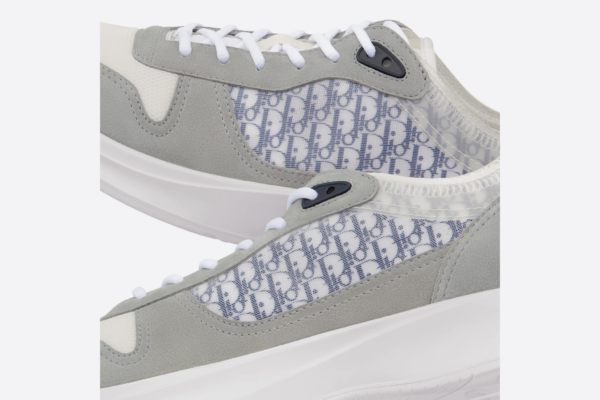 Men's Dior B25 Runner Gray Suede Dior Sneakers