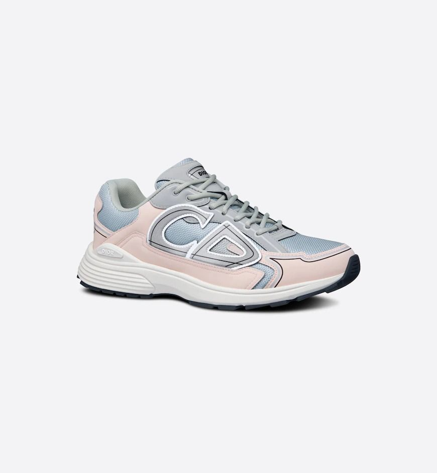 Men's Dior x Stone Island B30 Gray Pink Sneakers