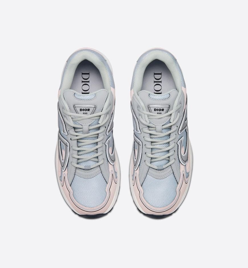 Men's Dior x Stone Island B30 Gray Pink Sneakers