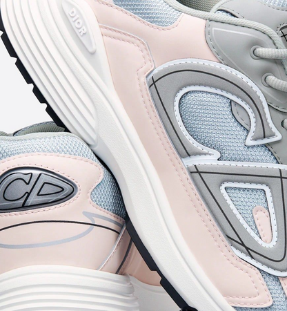 Men's Dior x Stone Island B30 Gray Pink Sneakers