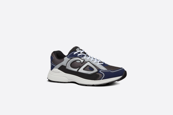 Men's Dior x Stone Island B30 Anthracite Gray Blue Sneaker