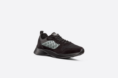 Men's Dior B25 Runner Black Suede Dior Sneakers