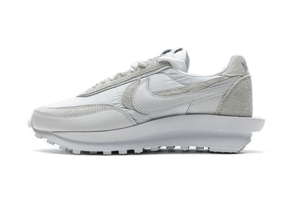 Men's Sacai x LD Waffle White Nylon Shoes