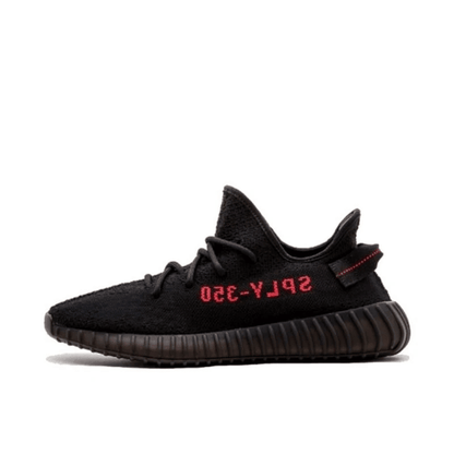 Men's Yeezy Boost 350 V2 Black Red Shoes