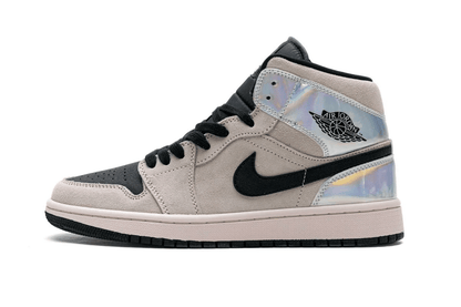 Men's Air Jordan 1 Mid Chrome Wings Shoes