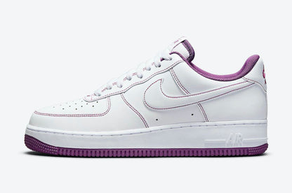 Men's Air Force 1 Low Covered Purple Stitching Shoes