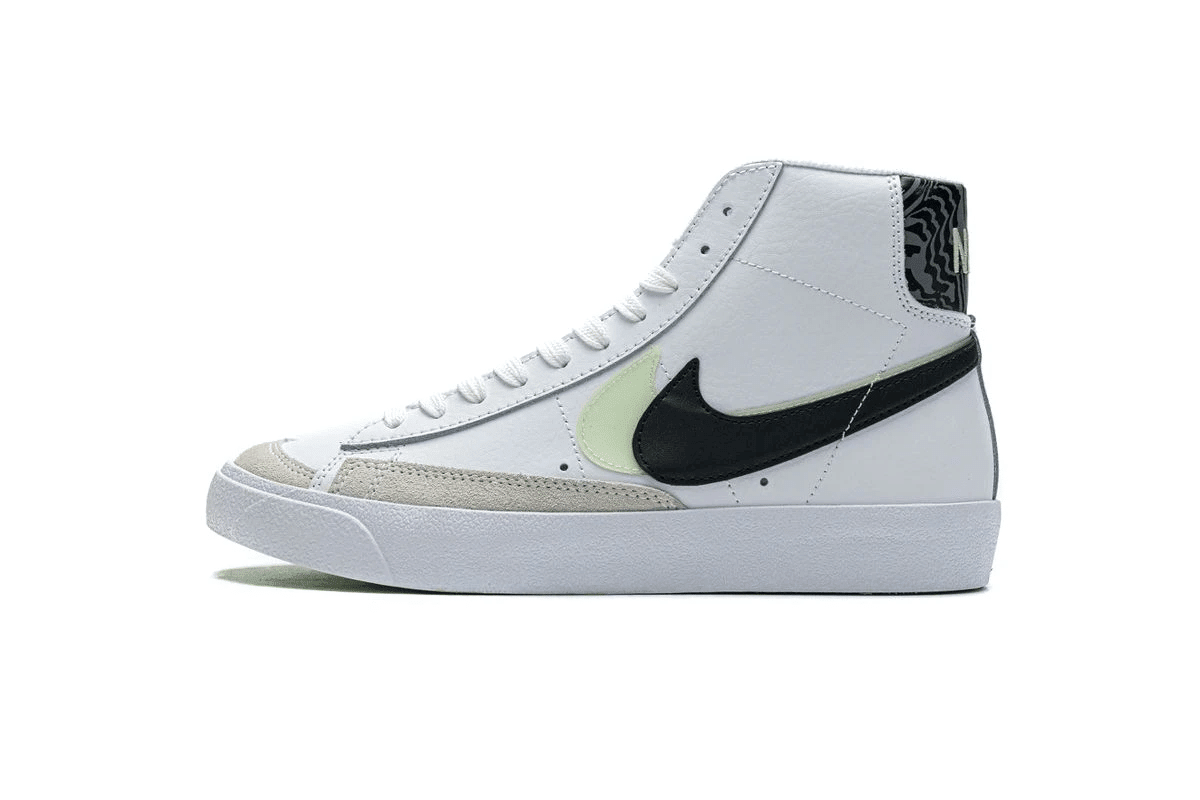 Men's Blazer Mid 77 SE GS Double Swoosh White Vapor Green Shoes