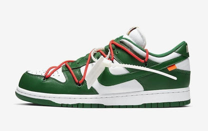 Men's Dunk Low Off White Pine Green Shoes