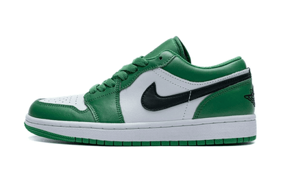 Men's Air Jordan 1 Low White Green Shoes