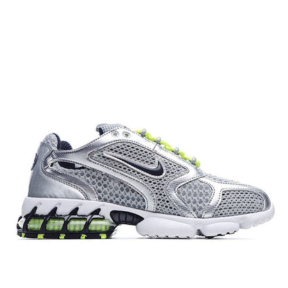 Men's Air Zoom Spiridon Cage 2 Stussy Fossil Shoes A9