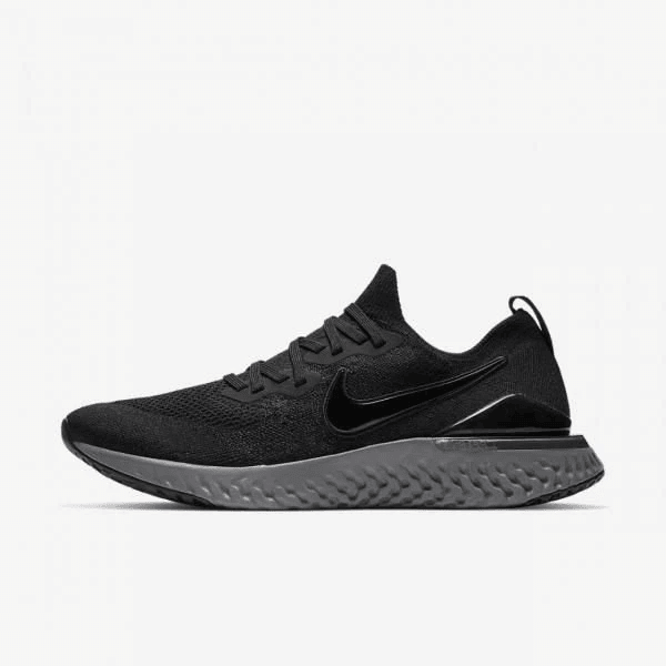 Men's Epic React Flyknit 2 Black Grey Shoes