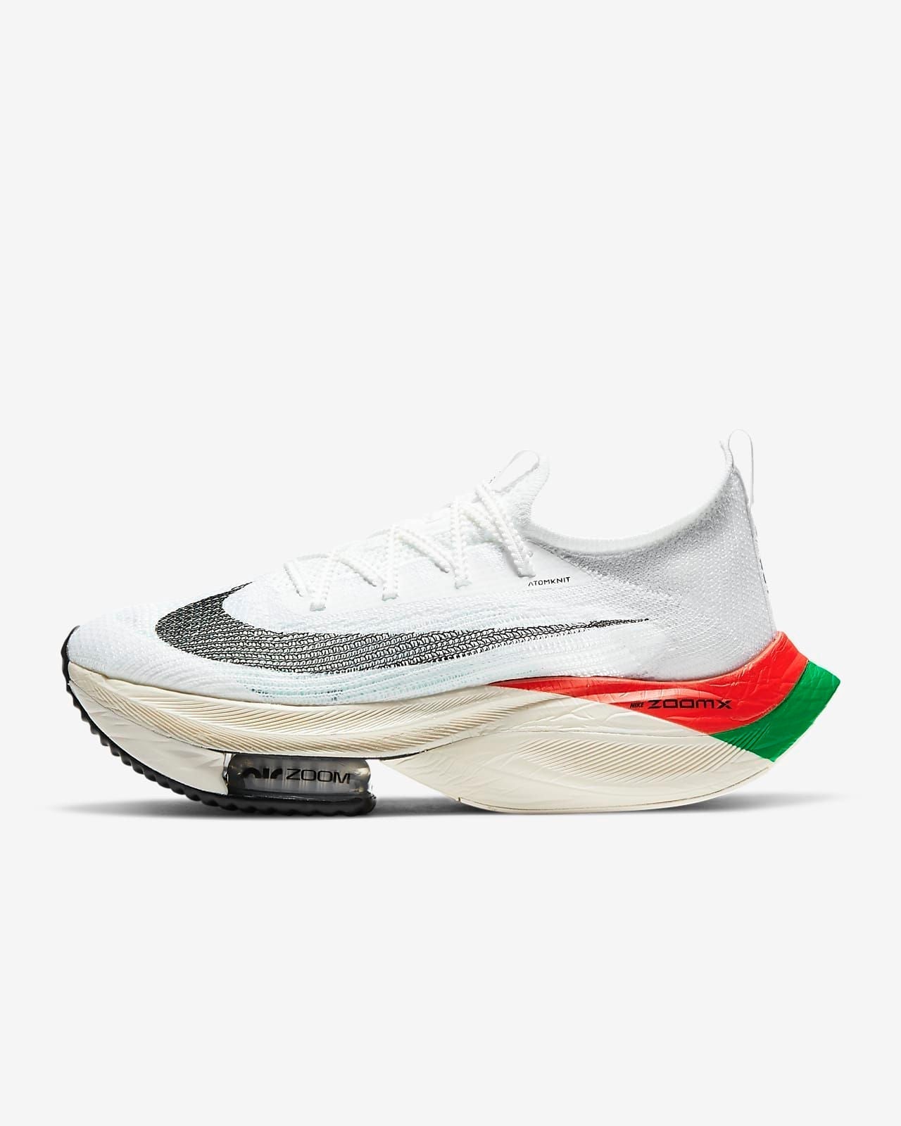 Men's Air Zoom Alphafly NEXT% White Red Green Shoes