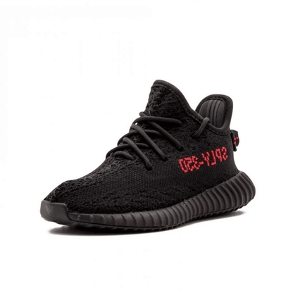 Men's Yeezy Boost 350 V2 Black Red Shoes