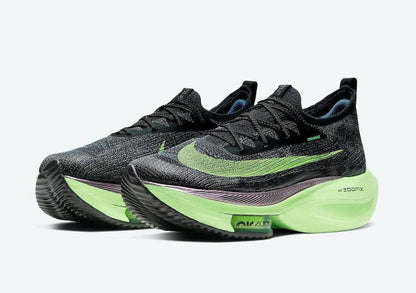Men's Air Zoom Alphafly NEXT% Black Electric Green Shoes