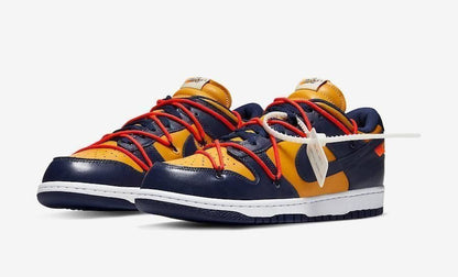 Men's Dunk Low Off White University Gold Shoes