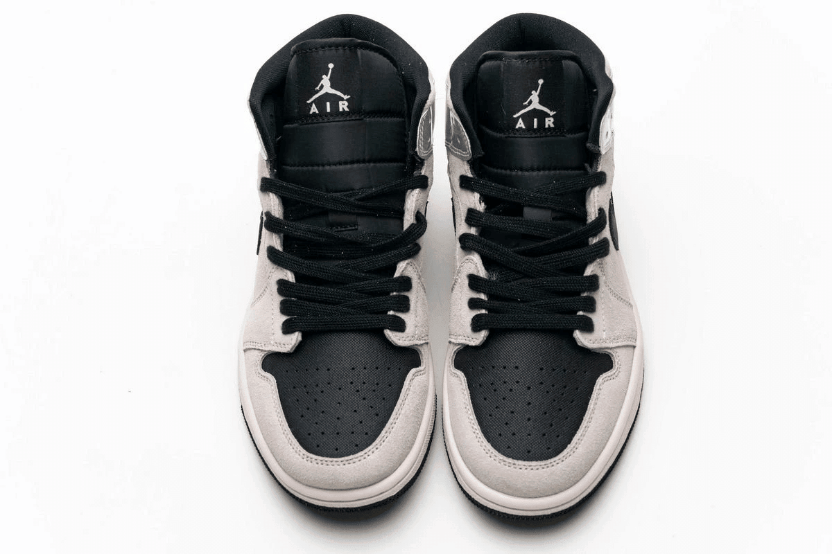 Men's Air Jordan 1 Mid Chrome Wings Shoes