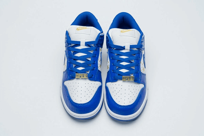 Men's Supreme x SB Dunk Low Blue Stars Shoes