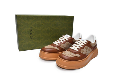 Men's Gucci Chunky GG Brown Sneaker Shoes