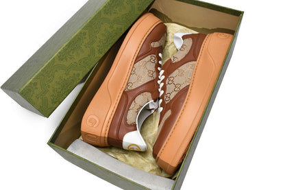 Men's Gucci Chunky GG Brown Sneaker Shoes