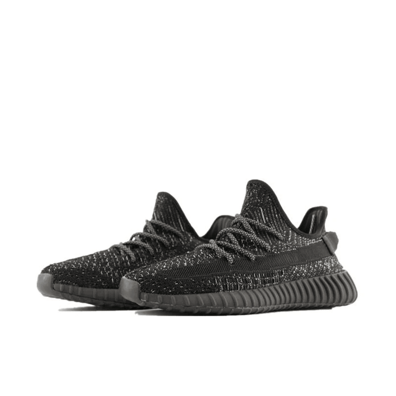 Men's Yeezy Boost 350 V2 Black Static Reflective Shoes