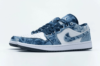 Men's Air Jordan 1 Low SE Washed Denim Shoes