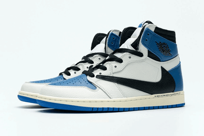 Men's Fragment x Travis Scott x Air Jordan 1 High OG Military Shoes