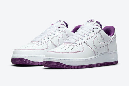 Men's Air Force 1 Low Covered Purple Stitching Shoes