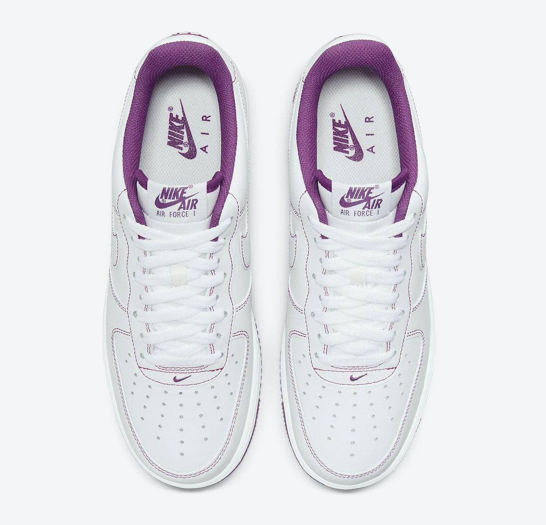 Men's Air Force 1 Low Covered Purple Stitching Shoes
