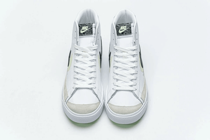 Men's Blazer Mid 77 SE GS Double Swoosh White Vapor Green Shoes