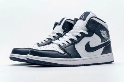 Men's Air Jordan 1 Mid Obsidian Shoes