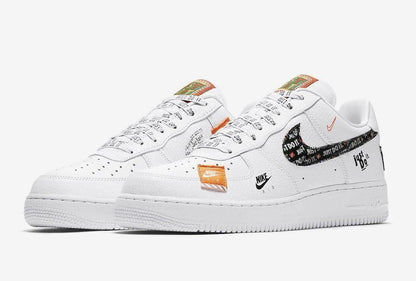 Men's Air Force 1 '07 Premium Low Just Do It White Shoes