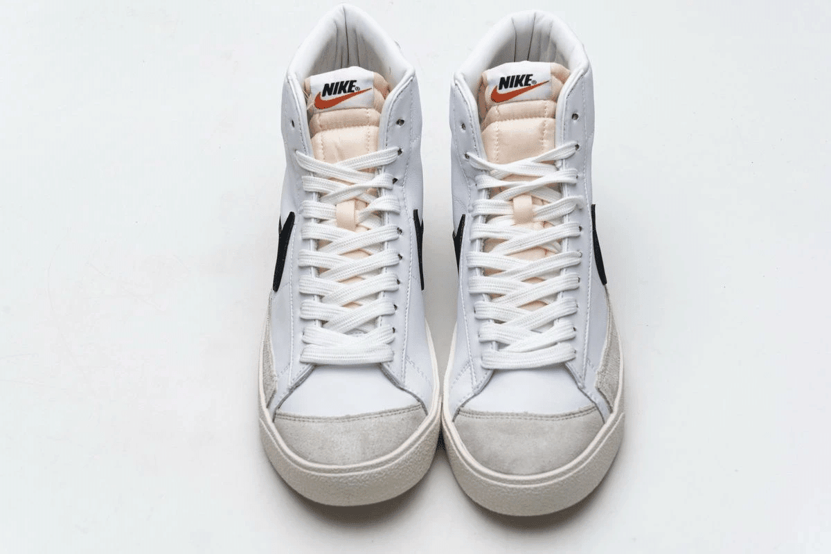 Men's Blazer Mid 77 Black White Shoes