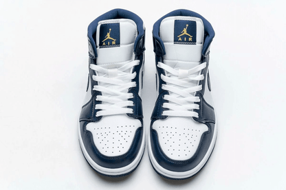 Men's Air Jordan 1 Mid Obsidian Shoes