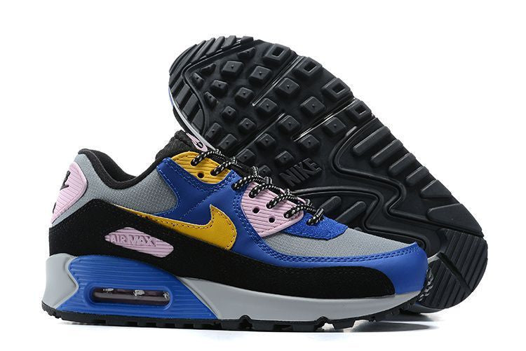 Men's Air Max 90 Blue Yellow Shoes