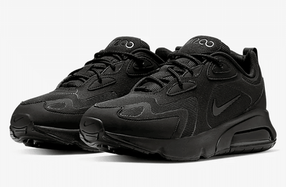 Men's Air Max 200 Triple Black Shoes