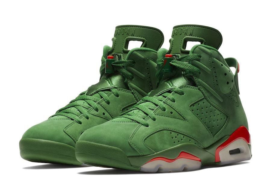 Men's Air Jordan 6 Gatorade Green Shoes