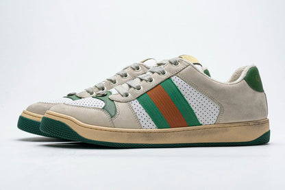 Men's Gucci Tennis 1977 Print White Sneaker Shoes
