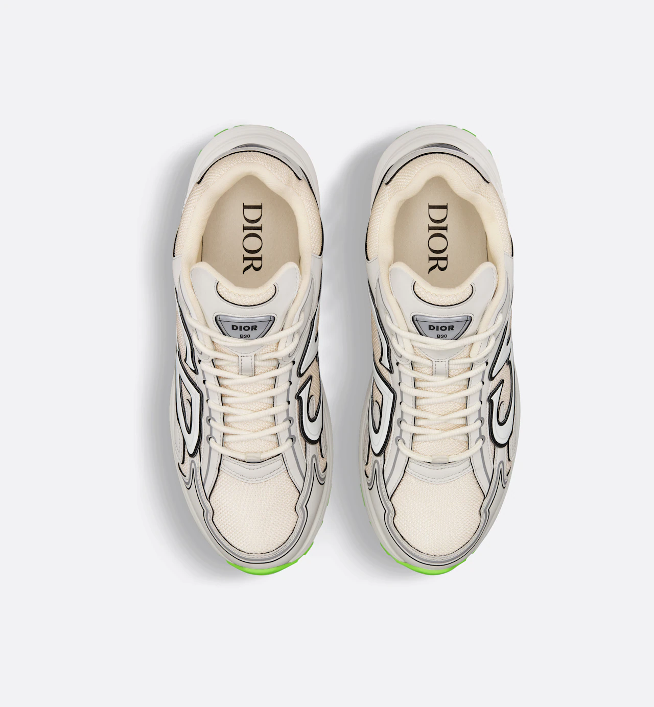 Men's Dior x Stone Island B30 Cream Sneaker