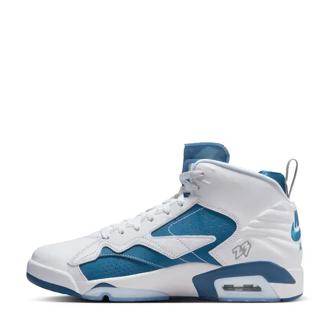 Men's Jordan MVP 678 White Industrial Blue Neutral Grey Shoes