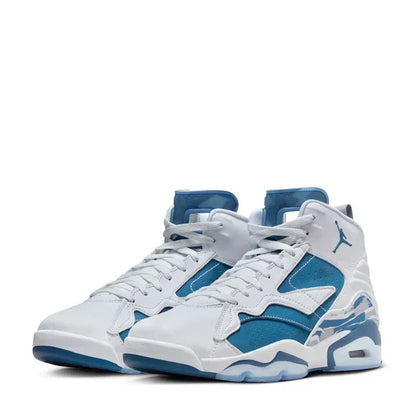 Men's Jordan MVP 678 White Industrial Blue Neutral Grey Shoes