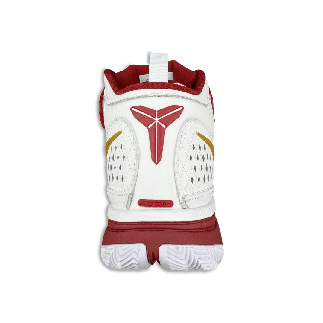 Men's Nike Zoom Kobe 2 White Red Shoes