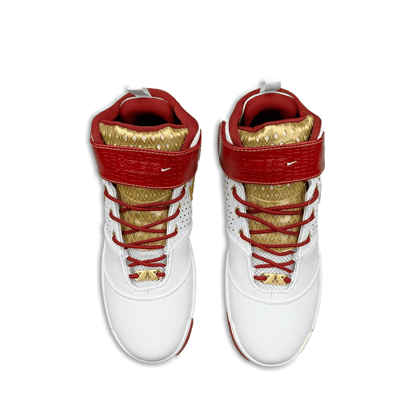 Men's Nike Zoom Kobe 2 White Red Shoes