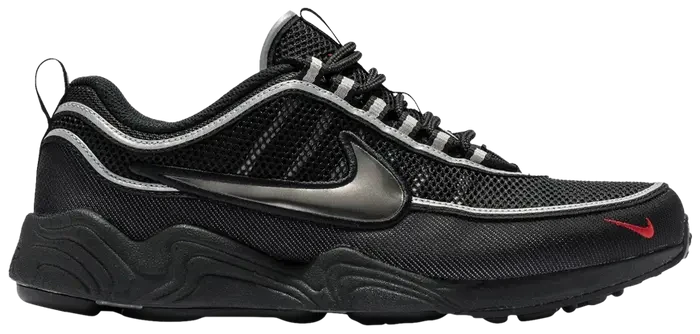 Men's Nike Air Zoom Spiridon 'Black Sport Red' Shoes