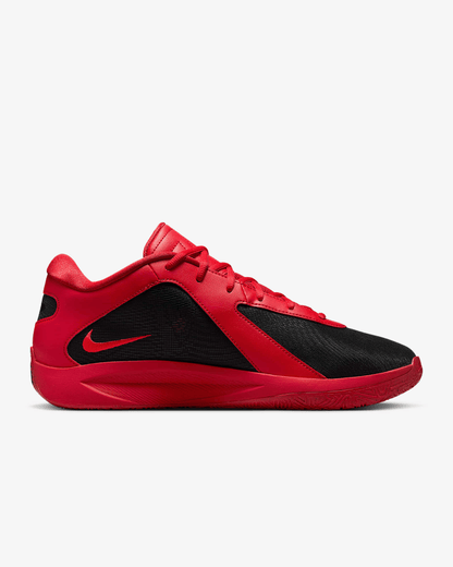 Men's Giannis Freak 6 Black University Red Shoes