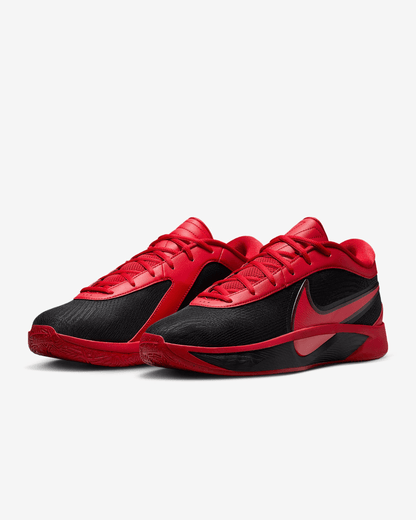 Men's Giannis Freak 6 Black University Red Shoes
